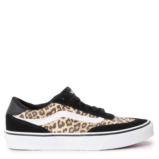 Vans - "Brooklyn" Schuhe für Damen, Wildleder-Besatz (Schwarz/Leopard) - Image 1
