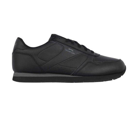 Slazenger - Klassisch Sneaker für Herren, Beschichtetes Leder (Schwarz/Holzkohle) - Image 1