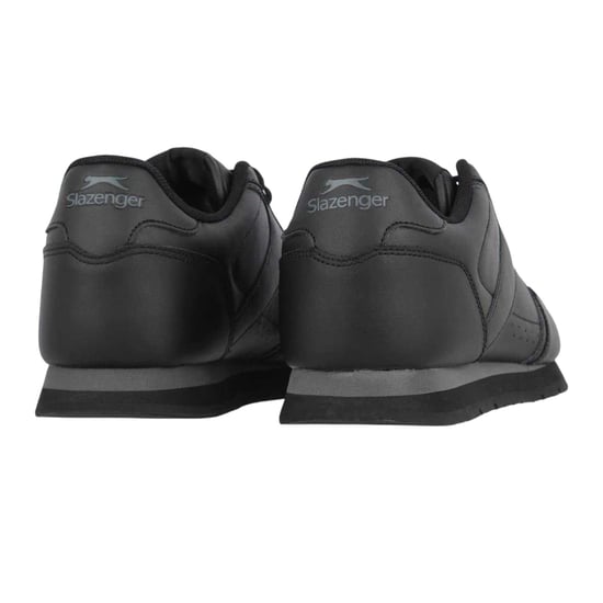 Slazenger - Klassisch Sneaker für Herren, Beschichtetes Leder (Schwarz/Holzkohle) - Image 2