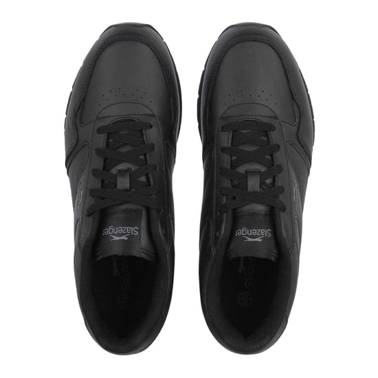 Slazenger - Klassisch Sneaker für Herren, Beschichtetes Leder (Schwarz/Holzkohle) - Image 4