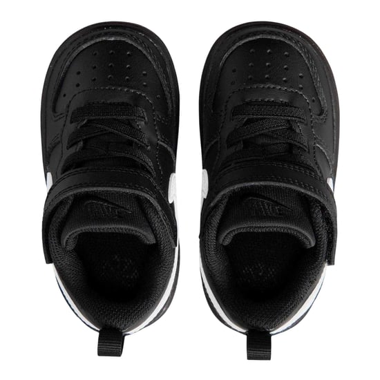 Nike - "Court Borough" Sneaker für Kinder, Leder (Schwarz/Weiß) - Image 4