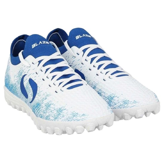 Sondico - "Blaze" Kunstrasen Turnschuhe für Kinder (Weiß/Blau) - Image 1