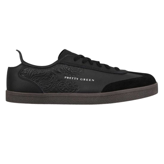 Pretty Green - "Moorgate" Sneaker für Herren, Leder (Schwarz) - Image 1