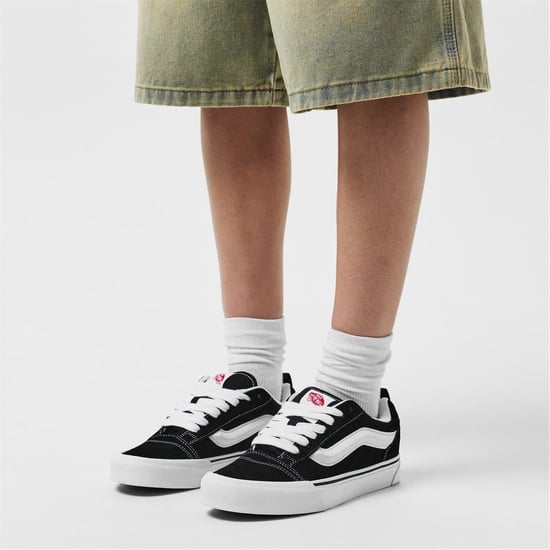 Vans - "Knu Skool" Sneaker für Damen, Wildleder (Schwarz/Weiß) - Image 1