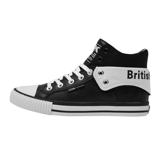 British Knights - "Roco" High Top Turnschuhe für Herren, Umgeschlagener Schaft (Schwarz/Weiß) - Image 2
