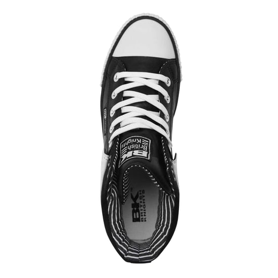 British Knights - "Roco" High Top Turnschuhe für Herren, Umgeschlagener Schaft (Schwarz/Weiß) - Image 3