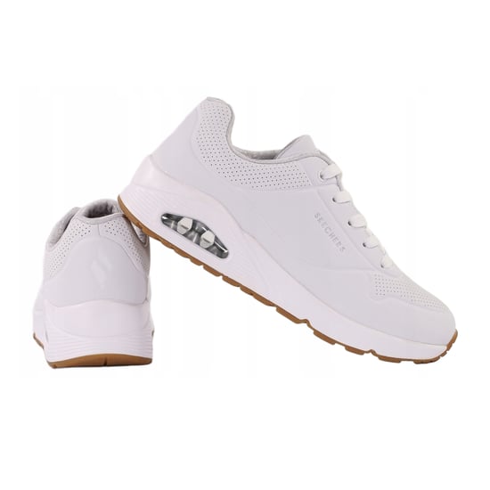 Skechers - "Uno Stand On Air" Sneaker für Kinder, Plattform-Absatz (Weiß) - Image 3