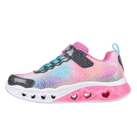 Skechers - "Flutter Heart" Sneaker für Mädchen, Aufleuchtend, Flach (Pink/Marine) - Image 2