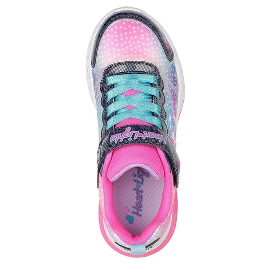 Skechers - "Flutter Heart" Sneaker für Mädchen, Aufleuchtend, Flach (Pink/Marine) - Image 3