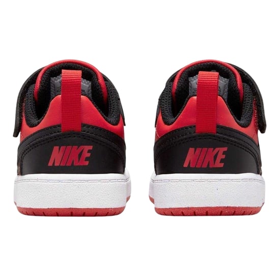 Nike - "Court Borough" Sneaker für Kinder, Leder (Rot/Schwarz) - Image 2