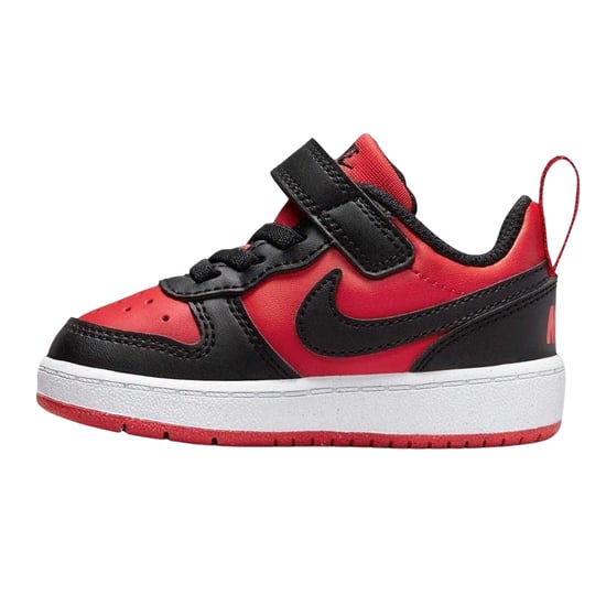 Nike - "Court Borough" Sneaker für Kinder, Leder (Rot/Schwarz) - Image 3