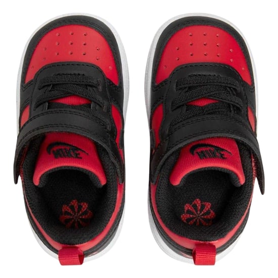 Nike - "Court Borough" Sneaker für Kinder, Leder (Rot/Schwarz) - Image 4