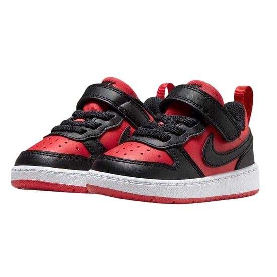 Nike - "Court Borough" Sneaker für Kinder, Leder (Rot/Schwarz) - Image 5