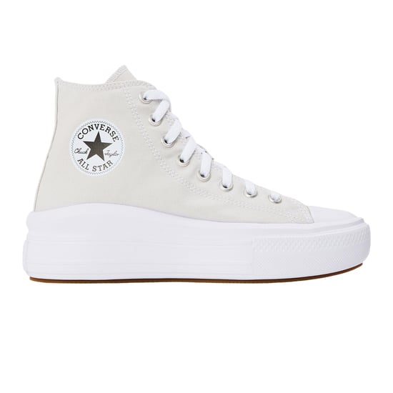 Converse - "Chuck Taylor" High Top Turnschuhe für Damen, Canvas, Plattform-Absatz (Grau) - Image 1