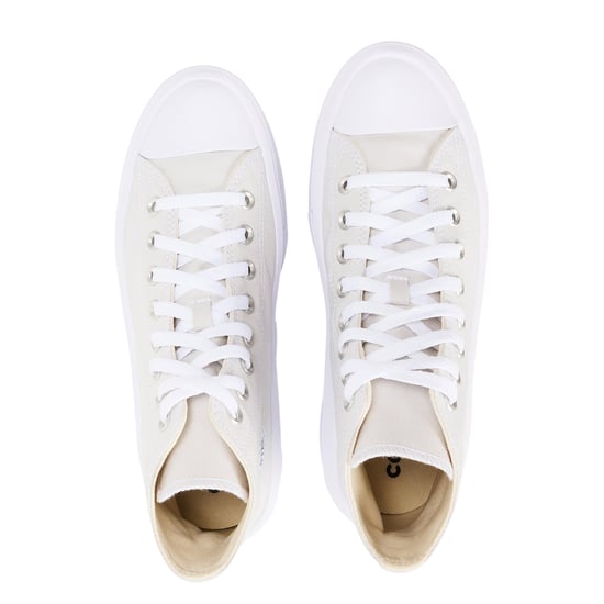 Converse - "Chuck Taylor" High Top Turnschuhe für Damen, Canvas, Plattform-Absatz (Grau) - Image 3