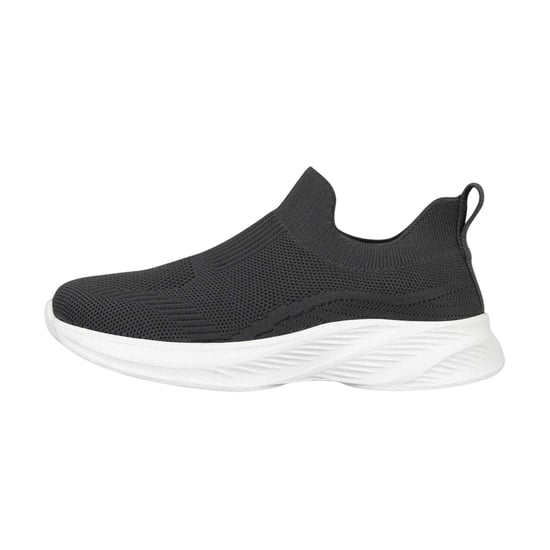 Slazenger - "Spark" Strukturiert Socktrainer für Kinder, Jerseyware (Grau/Weiß) - Image 2