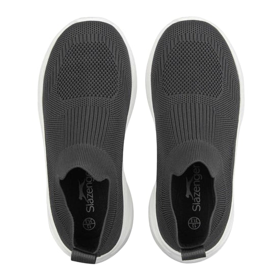 Slazenger - "Spark" Strukturiert Socktrainer für Kinder, Jerseyware (Grau/Weiß) - Image 3