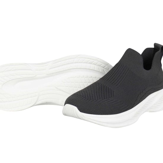 Slazenger - "Spark" Strukturiert Socktrainer für Kinder, Jerseyware (Grau/Weiß) - Image 4