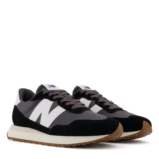 New Balance - "237" Klassisch Sneaker für Damen, Wildleder (Schwarz/Weiß/Gummi Rosa) - Image 3
