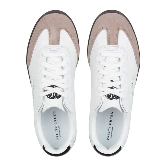 Pretty Green - "Moorgate" Sneaker für Herren, Leder (Weiß) - Image 3