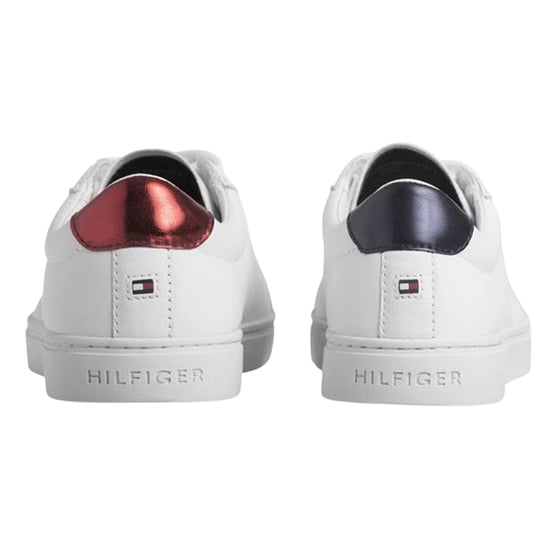 Tommy Hilfiger - "Essential" Sneaker für Damen, Leder, Flach (Weiß) - Image 2