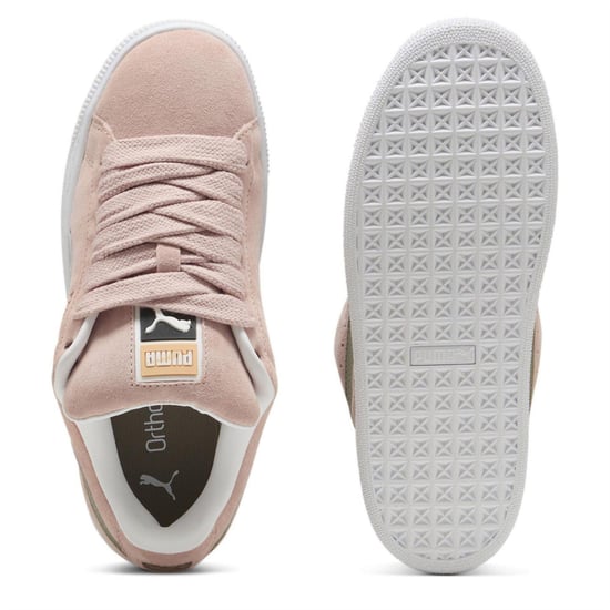 Puma - "XL Leo" Leo-Muster Sneaker für Damen, Wildleder (Pink/Weiß) - Image 3