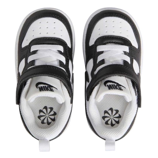 Nike - "Court Borough" Sneaker für Kinder, Leder (Weiß/Schwarz) - Image 4