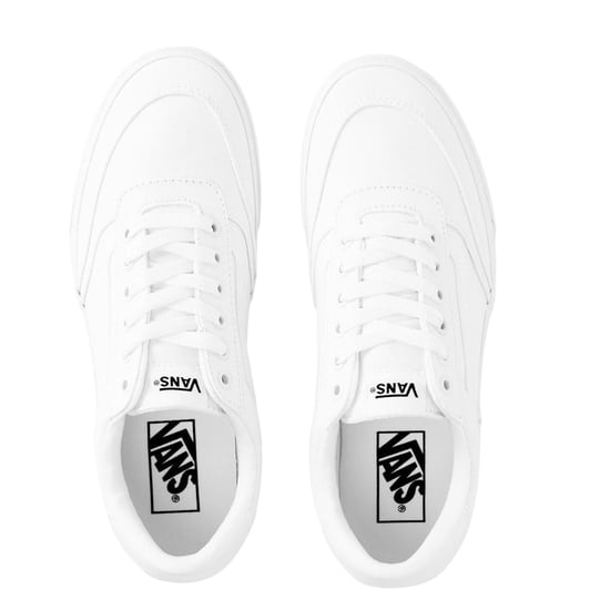 Vans - "Brooklyn" Schuhe für Damen, Wildleder-Besatz (Weiß) - Image 3