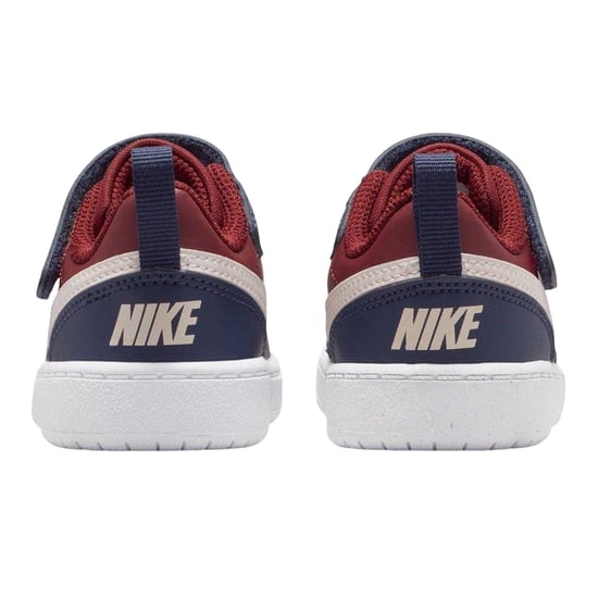 Nike - "Court Borough" Sneaker für Kinder, Leder (Rot/Marine) - Image 2