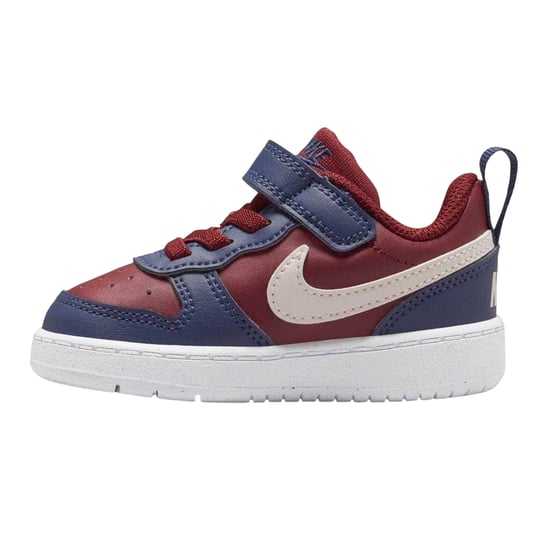 Nike - "Court Borough" Sneaker für Kinder, Leder (Rot/Marine) - Image 3