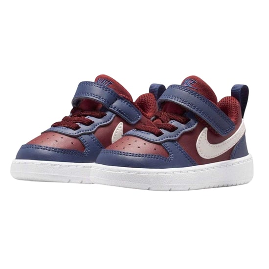 Nike - "Court Borough" Sneaker für Kinder, Leder (Rot/Marine) - Image 5