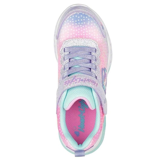 Skechers - "Flutter Heart" Sneaker für Mädchen, Aufleuchtend, Flach (Lavendel) - Image 3