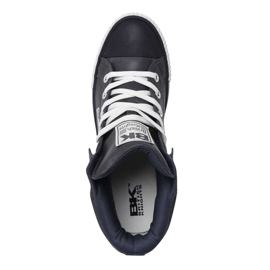 British Knights - "Roco" High Top Turnschuhe für Herren, Umgeschlagener Schaft (Dunkelgrau/Schwarz) - Image 3