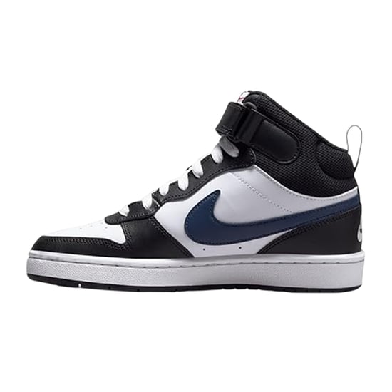 Nike - "Court Borough" High Top Turnschuhe für Jungen, Hoch geschnitten, Flach (Schwarz/Rot/Weiß) - Image 3