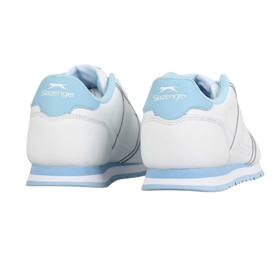 Slazenger - Sneaker für Damen, Beschichtetes Leder (Weiß/Hellblau) - Image 2