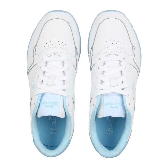 Slazenger - Sneaker für Damen, Beschichtetes Leder (Weiß/Hellblau) - Image 4