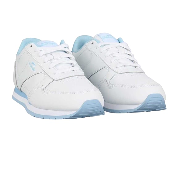 Slazenger - Sneaker für Damen, Beschichtetes Leder (Weiß/Hellblau) - Image 5