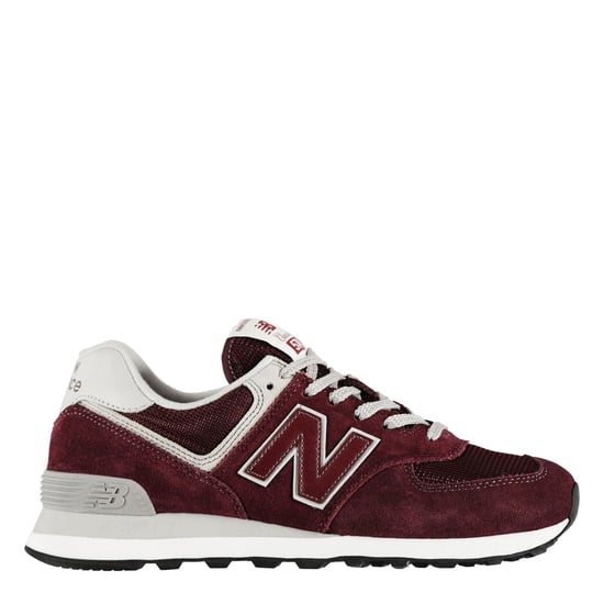 New Balance - "574" Klassisch Sneaker für Herren, Wildleder (Weinrot) - Image 1