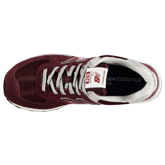 New Balance - "574" Klassisch Sneaker für Herren, Wildleder (Weinrot) - Image 3