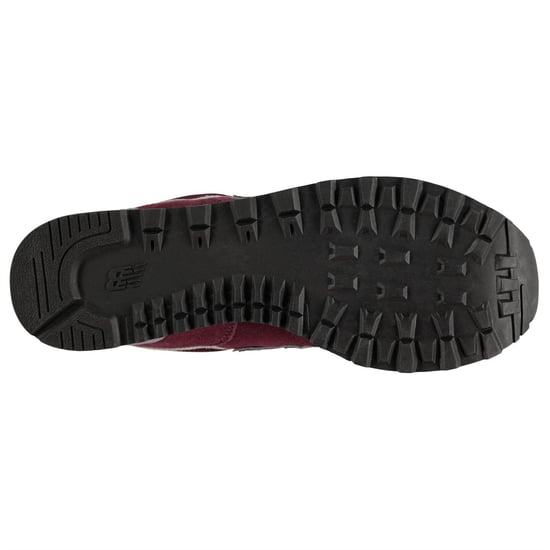 New Balance - "574" Klassisch Sneaker für Herren, Wildleder (Weinrot) - Image 4