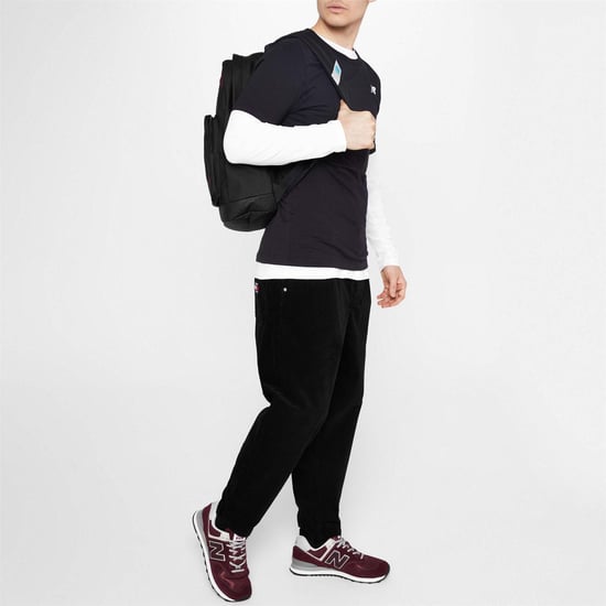 New Balance - "574" Klassisch Sneaker für Herren, Wildleder (Weinrot) - Image 5