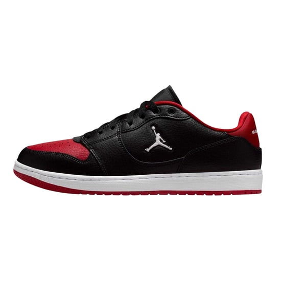 Nike - "Air Jordan Court Connect" Sneaker für Herren, Leder (Schwarz/Rot) - Image 2