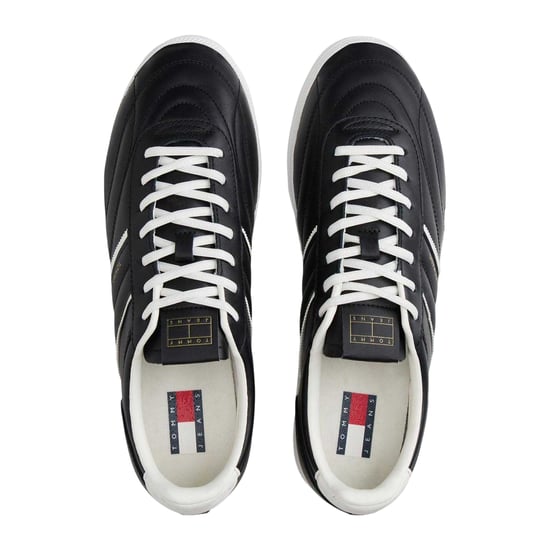 Tommy Jeans - "Greenwich" Sneaker für Herren, Leder (Ecru/Schwarz) - Image 3