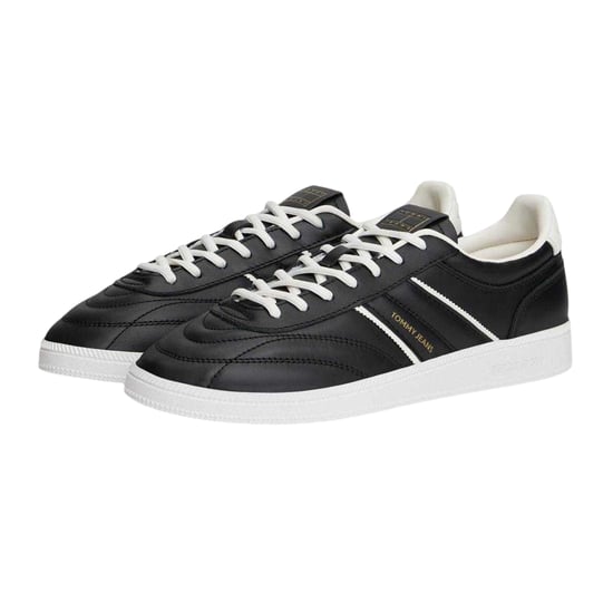 Tommy Jeans - "Greenwich" Sneaker für Herren, Leder (Ecru/Schwarz) - Image 4