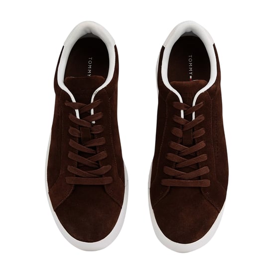 Tommy Hilfiger - "Pebble Grain Court" Sneaker für Herren, Leder (Braun) - Image 3