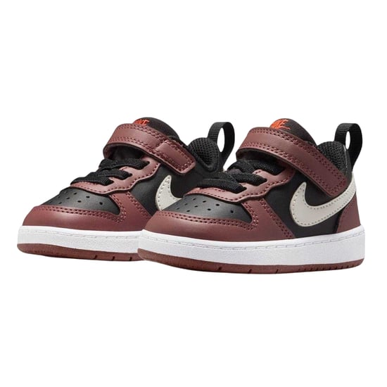Nike - "Court Borough" Sneaker für Kinder, Leder (Schwarz/Rot) - Image 5