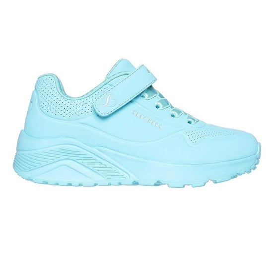 Skechers - "Uno Lite" Sneaker für Kinder, Leder (Türkis) - Image 1
