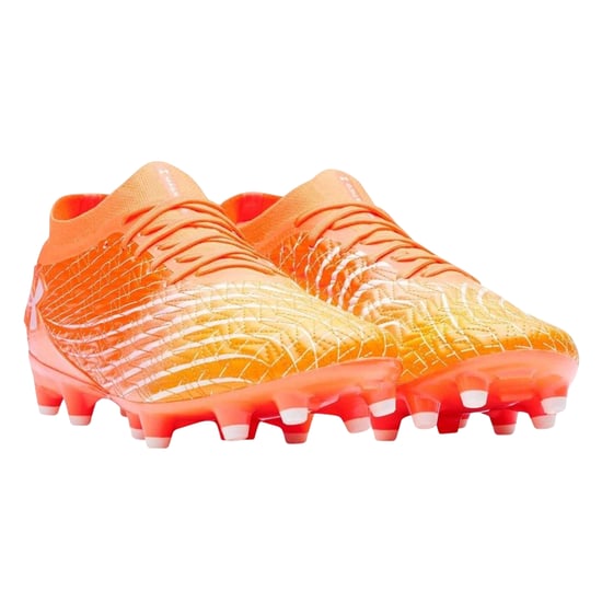 Under Armour - "Magnetico Pro" Grafikdruck Fußball-Stiefel für Herren (Orange/Weiß) - Image 4