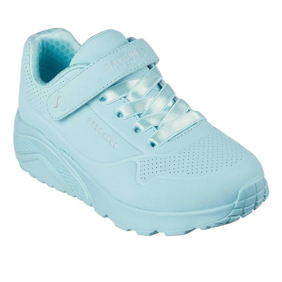 Skechers - "Uno Lite" Sneaker für Kinder, Leder (Türkis) - Image 5