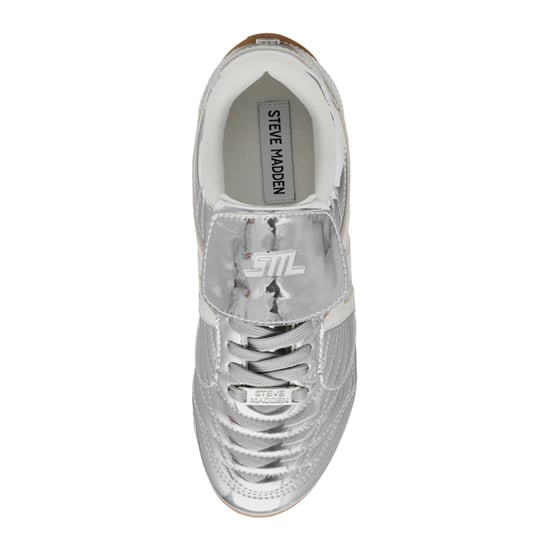 Steve Madden - Metallic Sneaker für Damen (Silber) - Image 4